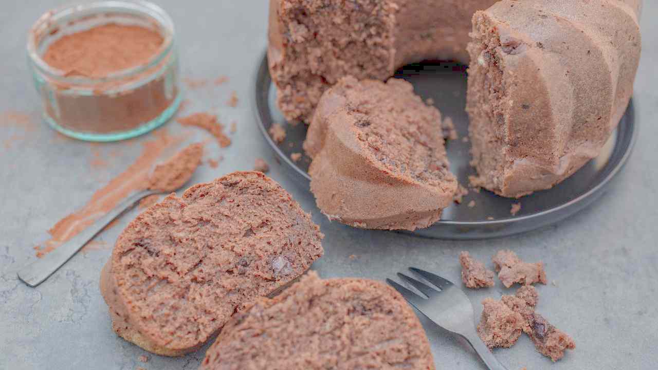 Ciambellone nuvola di cioccolato