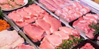 Tipi diversi di carne fresca