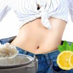 Donna con riso e limone