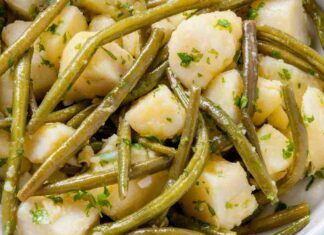 Fagiolini e patate all'insalata RicettaSprint