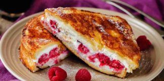 French toasts con crema di ricotta e fragole