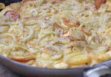 Frigo vuoto e niente spesa ma con una cipolla e due patate ho risolto il pranzo di oggi, è pazzesco