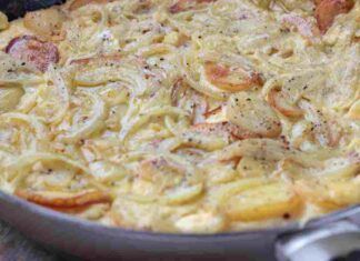 Frigo vuoto e niente spesa ma con una cipolla e due patate ho risolto il pranzo di oggi, è pazzesco