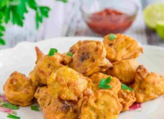 Frittelle con fiori di zucca ingrediente speciale