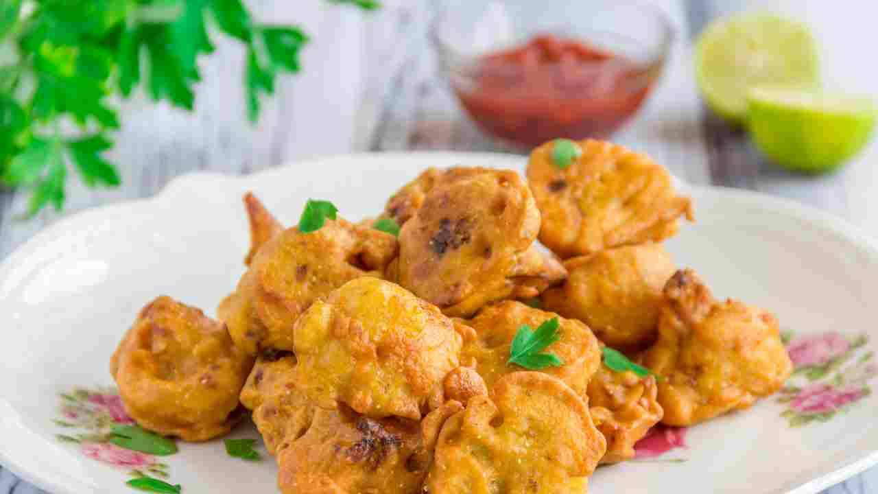 Frittelle con fiori di zucca ingrediente speciale
