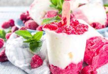 Gelato allo yogurt e lamponi RicettaSprint