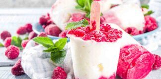 Gelato allo yogurt e lamponi RicettaSprint