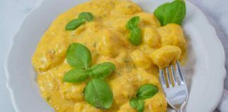 Gnocchi alla crema di zafferano
