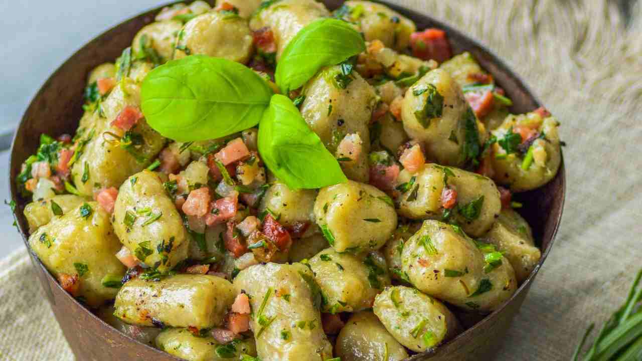 Gnocchi burro e speck