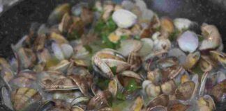 Impepata di vongole in 5 minuti