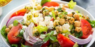 Insalata ceci pomodori feta RicettaSprint