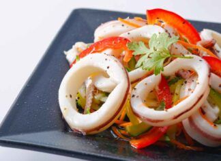 Insalata di calamari dietetica - RicettaSprint
