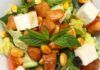 Insalata di pollo con feta e mandorle RicettaSprint