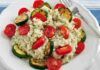 insalata di riso con zucchine e pomodorini