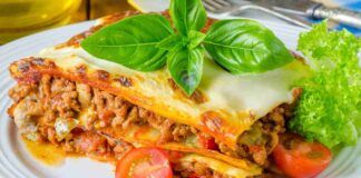 Lasagne al ragù di carne e verdure
