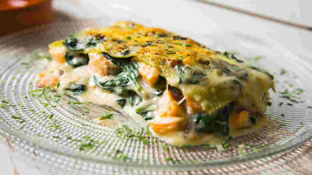 Lasagne con il salmone