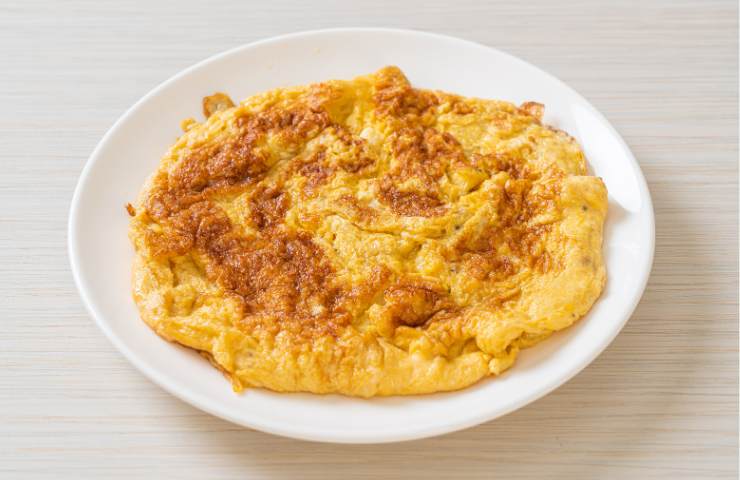 Frittata in piatto