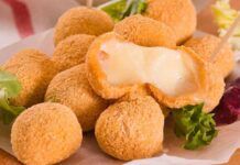 Mozzarelline fritte in friggitrice ad aria