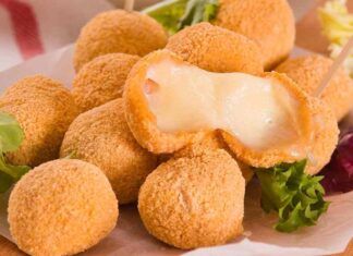 Mozzarelline fritte in friggitrice ad aria