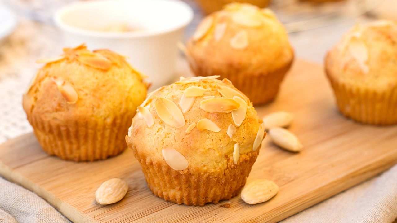 Muffin gluten free alle mandorle