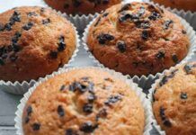 Muffin ricotta e yogurt con gocce di cioccolato RicettaSprint