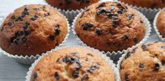 Muffin ricotta e yogurt con gocce di cioccolato RicettaSprint