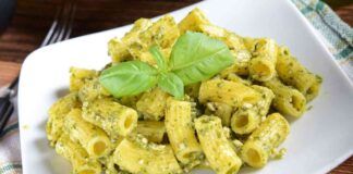Pasta al pesto di ricotta e pistacchio