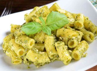 Pasta al pesto di ricotta e pistacchio