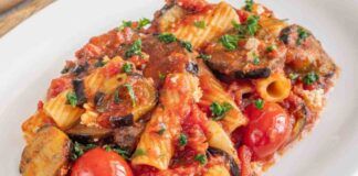 Pasta alla siciliana light