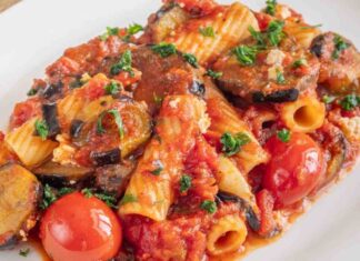 Pasta alla siciliana light