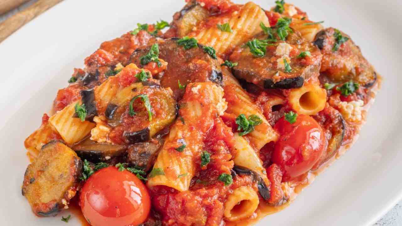 Pasta alla siciliana light