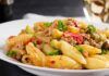 Pasta con melanzane peperoni zucchine RicettaSprint
