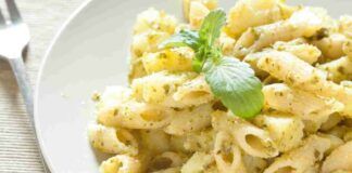 Pasta con pesto verde
