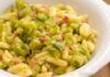 Pasta con zucchine e piselli