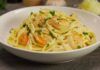 Pasta cremosa ai gamberetti