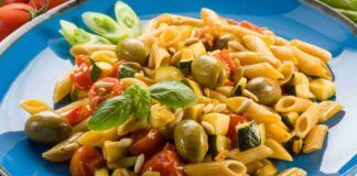 Pennette zucchine e pomodorini