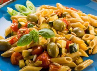 Pennette zucchine e pomodorini