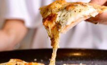 Pizza senza forno e senza lievitazione - RicettaSprint