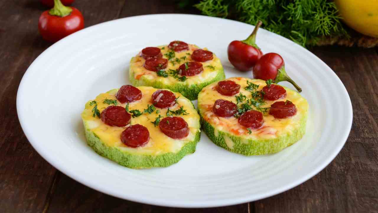 Pizzette di zucchine light