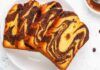 Plumcake all'acqua variegato al cacao