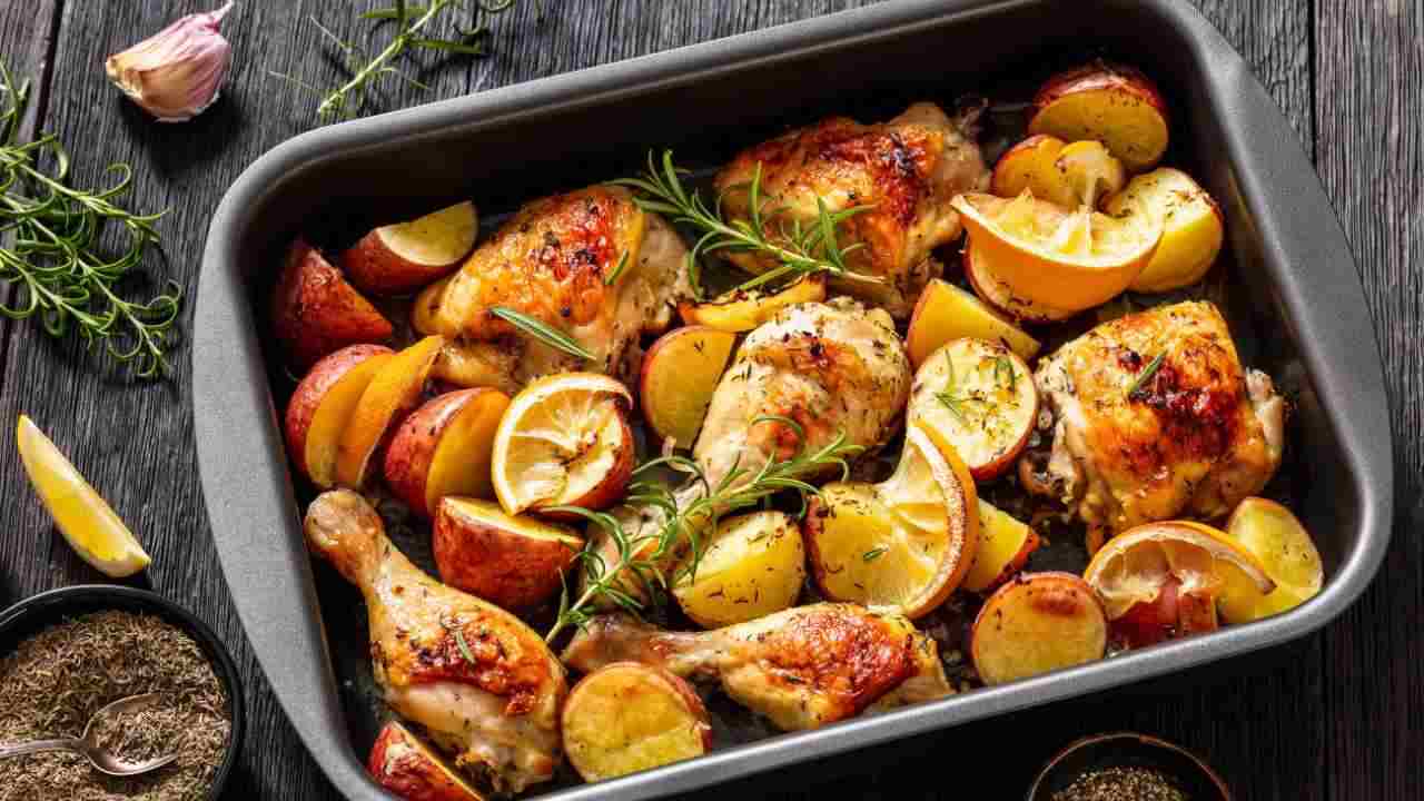 Pollo e patate con meno calorie - RicettaSprint