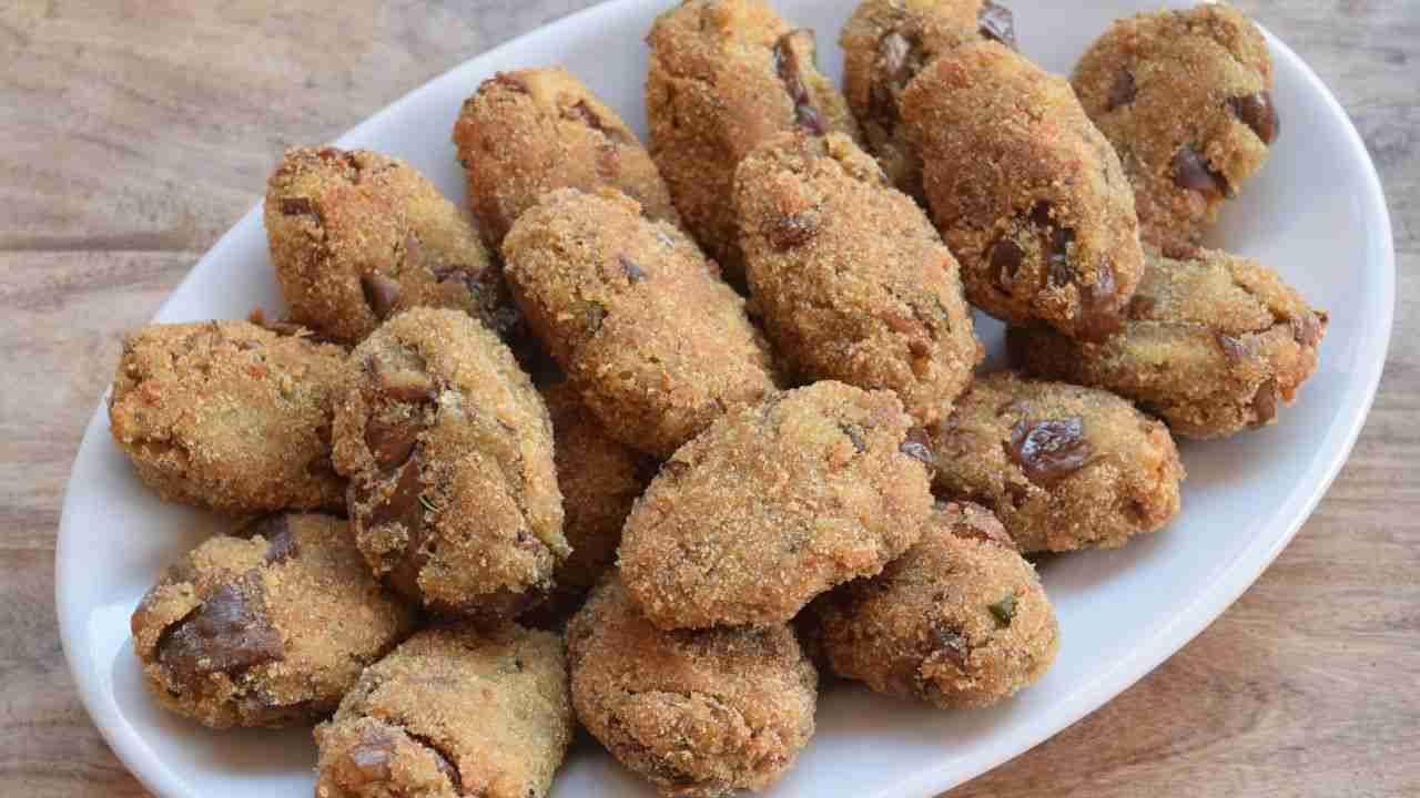 Polpette filanti di melanzane