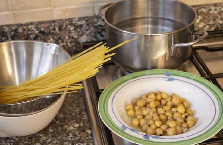 Spaghetti e ceci