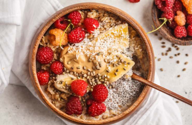 Semi di chia nel porridge