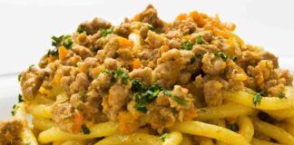 Ragù bianco alle zucchine