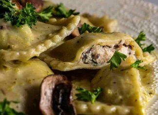 Ravioli con ripieno ai funghi - RicettaSprint