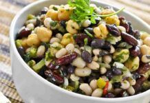 Il piatto unico che ine state spacca. Ho fatto i legumi così e ho avuto un successone. Buonissima questa insalata e poi è fresca davvero