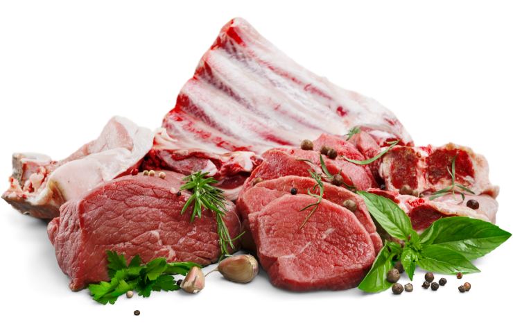 Vari tipi di carne rossa