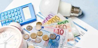 Bollette e soldi in euro