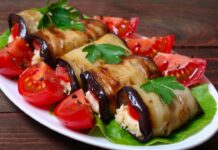 Rotolini di melanzane freddi
